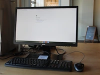 Chromebox asus cn60 met monitor bnque 21 inch, toetsenbord en muis. - afbeelding 1 van  2