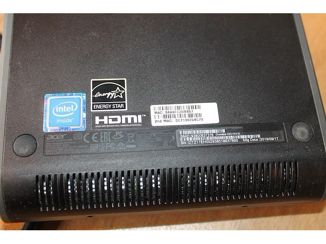 Chromebox asus cn60 met monitor philips 21 inch, toetsenbord en muis. - afbeelding 3 van  3