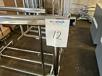 Chroom mobiel kledingrek (5x) - afbeelding 2 van  5