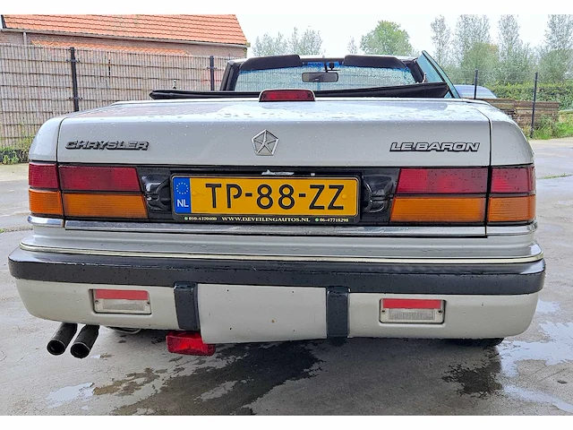 Chrysler le baron convertible 2.2 turbo, tp-88-zz - afbeelding 3 van  39
