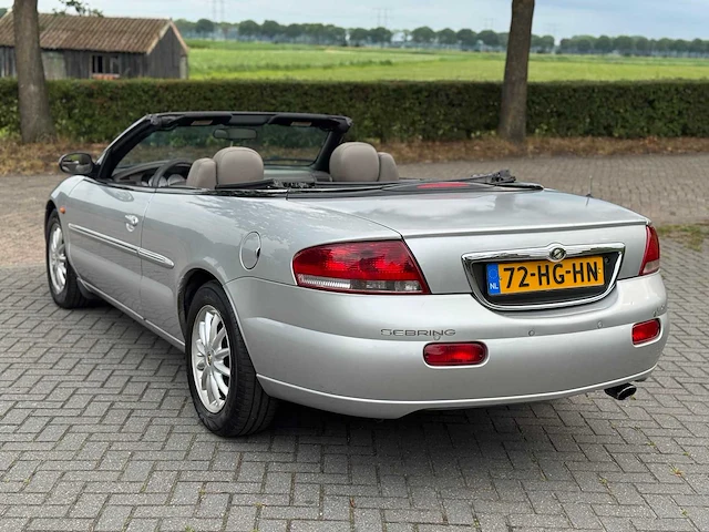 Chrysler sebring cabriolet 2.7i v6 24v lx convertible 72-hg-hn - afbeelding 10 van  16