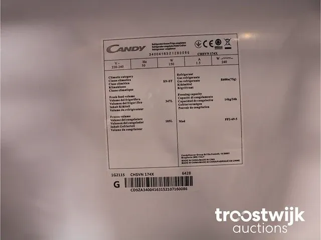 Chsvn 174x koelkast (amerikaanse) - afbeelding 5 van  5