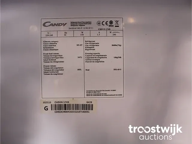 Chsvn 174x koelkast (amerikaanse) - afbeelding 5 van  5