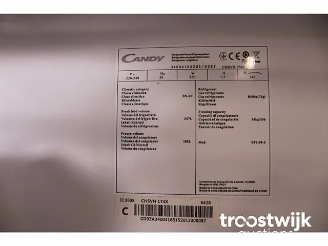 Chsvn 174x koelkast (amerikaanse) - afbeelding 5 van  5