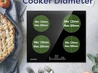 Ciarra cbbih4b 4 kookzones inductiekookplaat - afbeelding 6 van  6