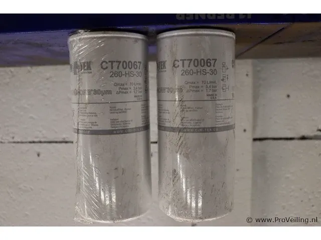 Cim-tek filter ct70067 260-hs-30 - 2 stuks - afbeelding 1 van  2