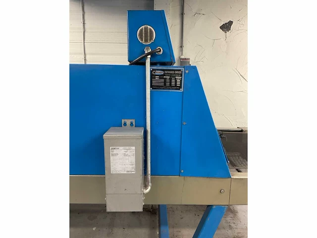 Cincinnati multidry h2o elektrische infrarood tunneldroger - afbeelding 11 van  14