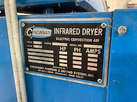 Cincinnati multidry h2o elektrische infrarood tunneldroger - afbeelding 12 van  14