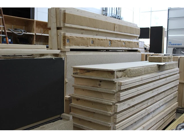 Circa 150 biobased geïsoleerde binnen- en buitenwandelementen ten behoeve van woningen. bouw en werktekenin... - afbeelding 3 van  7