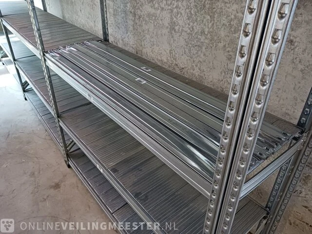 Circa 3,6 meter magazijnstelling 40cm diep metalsistem, s1 - afbeelding 6 van  7