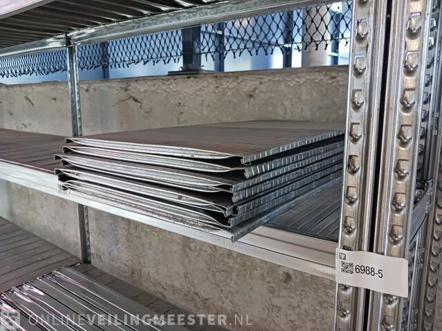 Circa 3,6 meter magazijnstelling 40cm diep metalsistem, s1 - afbeelding 7 van  7
