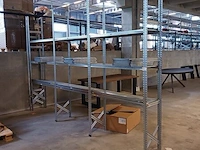 Circa 3,6 meter magazijnstelling 40cm diep metalsistem, s1 - afbeelding 3 van  10
