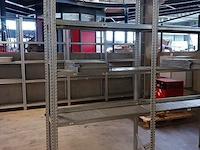 Circa 3,6 meter magazijnstelling 40cm diep metalsistem, s1 - afbeelding 4 van  10