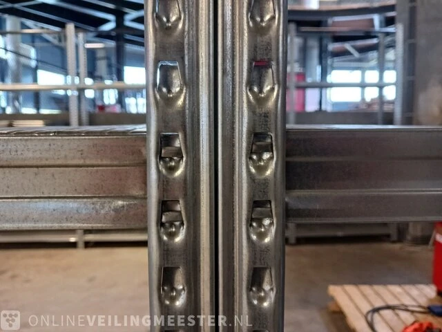 Circa 3,6 meter magazijnstelling 40cm diep metalsistem, s1 - afbeelding 5 van  10