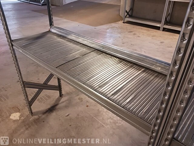 Circa 3,6 meter magazijnstelling 40cm diep metalsistem, s1 - afbeelding 7 van  10