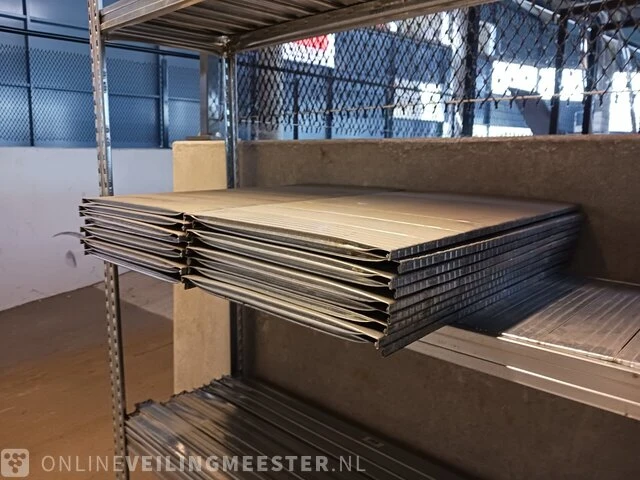 Circa 4,8 meter magazijnstelling 40cm diep metalsistem, s1 - afbeelding 8 van  8