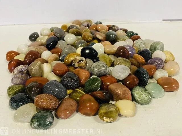 Circa 5000 gram trommelstenen - afbeelding 1 van  5