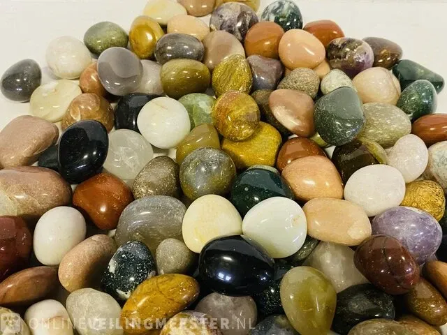 Circa 5000 gram trommelstenen - afbeelding 4 van  5