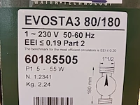 Circulatie pomp, dab, evosta3 80-180, rood - afbeelding 6 van  6