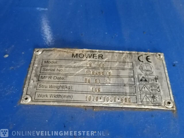 Cirkelmaaier, fn-100, bouwjaar 2017 - afbeelding 7 van  8
