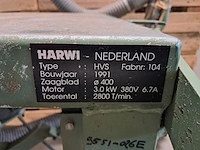 Cirkelzaagmachine, harwi, hvs, 1991 - afbeelding 7 van  15