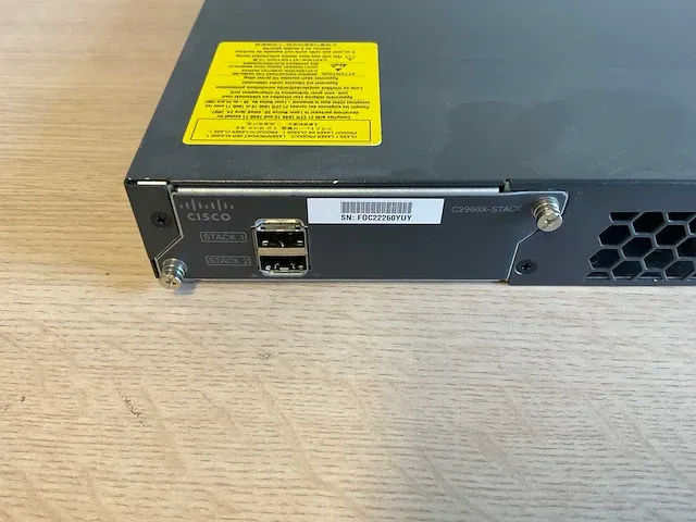 Cisco - catalyst 2960-x (ws-c2960x-48lps-l v06) - 19" poe+ switch (48-poort) - afbeelding 6 van  7