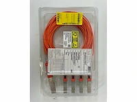 Cisco (qsfp-4x10g-aoc10m) 40gbase 10m active optical qsfp to 4sfp breakout cables (new) (4x) - afbeelding 3 van  5