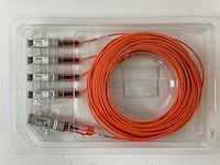 Cisco (qsfp-4x10g-aoc10m) 40gbase 10m active optical qsfp to 4sfp breakout cables (new) (4x) - afbeelding 5 van  5
