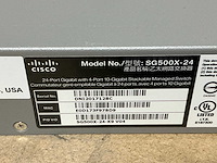 Cisco sg500x-24-k9 v01 netwerkapperatuur - afbeelding 4 van  4