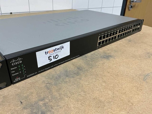 Cisco sg500x-24-k9 v01 netwerkapperatuur - afbeelding 4 van  5