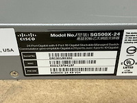 Cisco sg500x-24-k9 v01 netwerkapperatuur - afbeelding 5 van  5