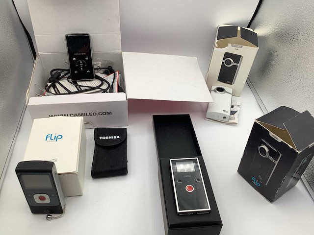 Cisco/ toshiba flip fotocamera/video (4x) - afbeelding 11 van  18