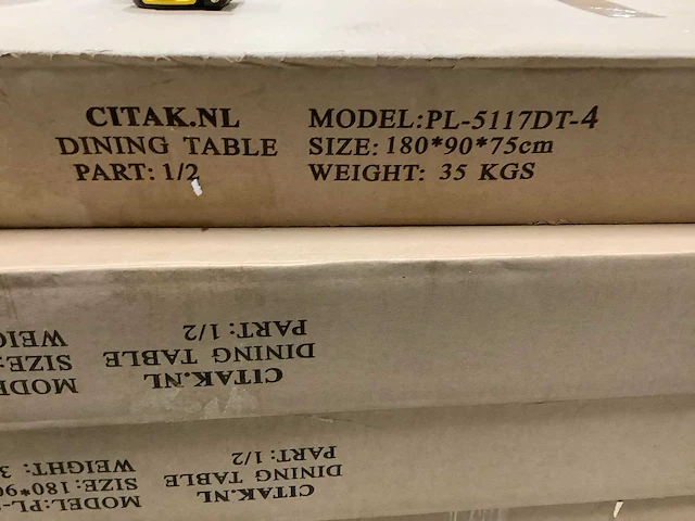 Citak eetkamertafel 180x90x75 - afbeelding 6 van  6