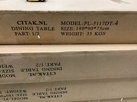 Citak eetkamertafel 180x90x75 - afbeelding 6 van  6