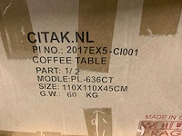 Citak salontafel 110x110x45 cm - afbeelding 5 van  5