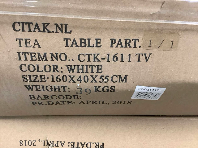Citak tv meubel 160x40x55 cm - afbeelding 4 van  4
