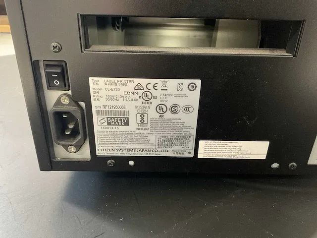 Citizen cl-e720 labelprinter - afbeelding 5 van  5