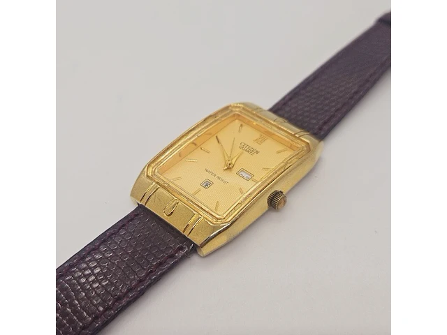 Citizen goldplated tank model herenhorloge - afbeelding 2 van  6