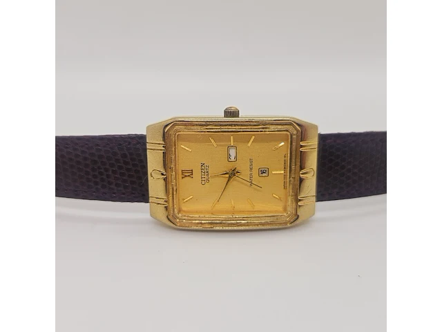 Citizen goldplated tank model herenhorloge - afbeelding 3 van  6