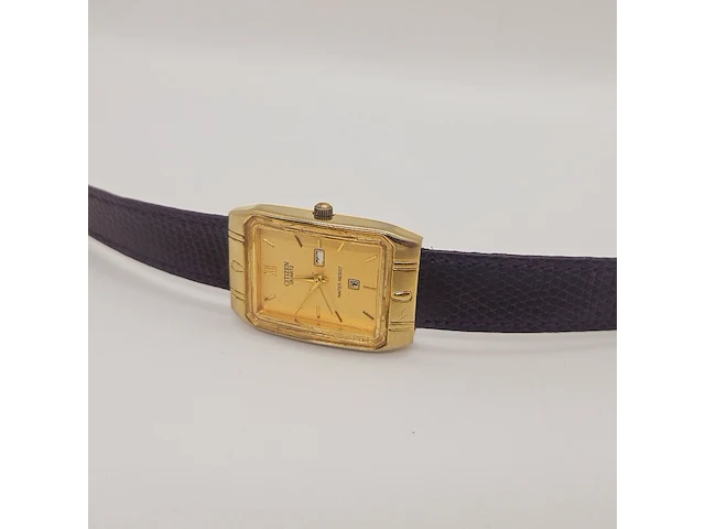 Citizen goldplated tank model herenhorloge - afbeelding 5 van  6