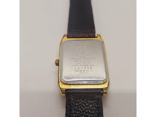 Citizen goldplated tank model herenhorloge - afbeelding 6 van  6