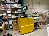 Citoborma 280b 2-kops papierboormachine op onderkast - afbeelding 3 van  10