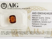 Citrine 2.02ct aig certified