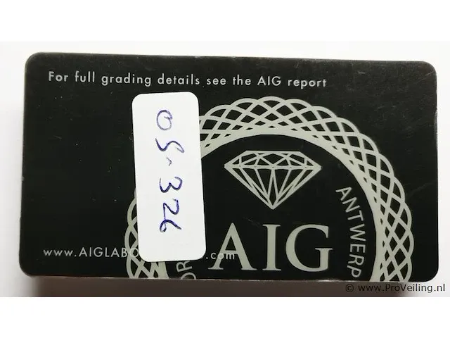 Citrine 3.69ct aig certified - afbeelding 2 van  4