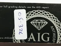 Citrine 3.69ct aig certified - afbeelding 2 van  4