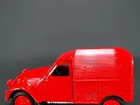 Citroen 2cv fourgonnette rood - afbeelding 2 van  5