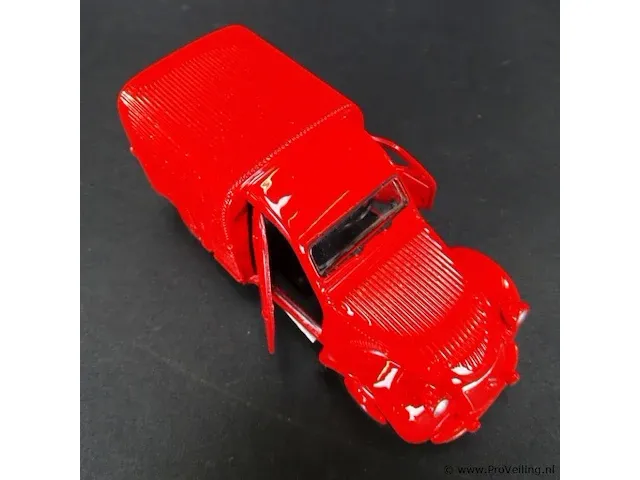 Citroen 2cv fourgonnette rood - afbeelding 5 van  5