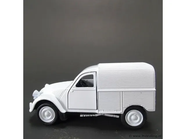 Citroen 2cv fourgonnette wit - afbeelding 2 van  5