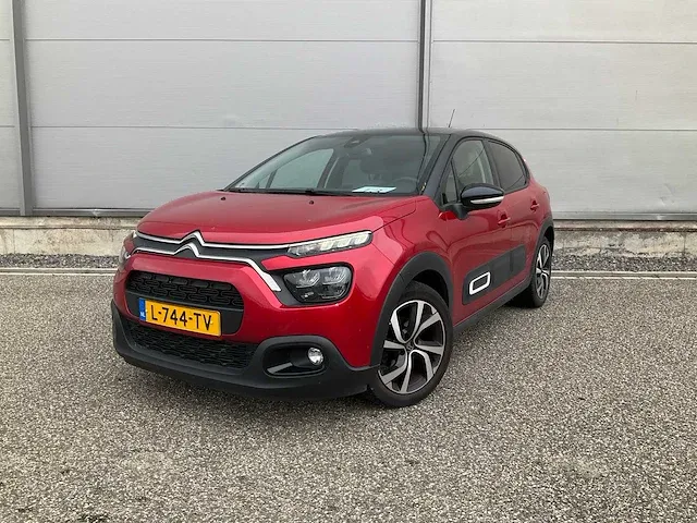 Citroen c3 1.2 shine 2021 automaat cruise control carplay climat control, l-744-tv - afbeelding 1 van  25