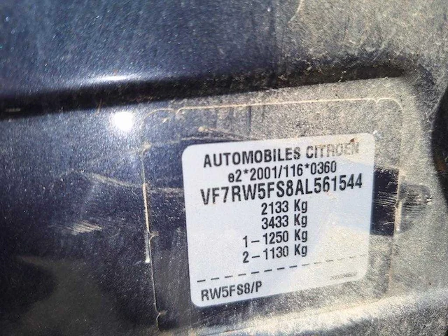 Citroen c5 tourer 1.6 vti business , ; 26-pnl-4 - afbeelding 11 van  19